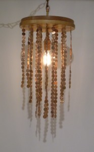 copper penny luminaire